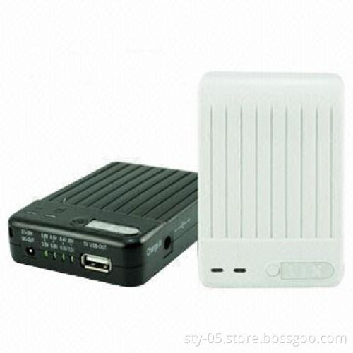 8,800mAh External Backup Battery with DC/USB Output, Suitable for Laptops/iPad/iPhone/Tablet PC